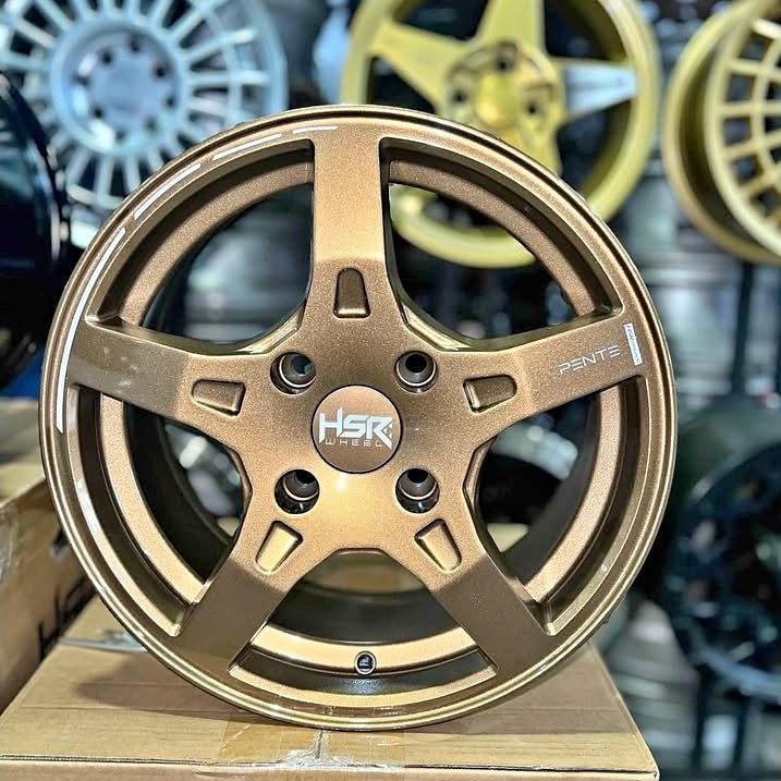 Jual Jual Velg Mobil Ring 15 HSR Pente R15 4X114,3 Glossy Bronze Untuk ...