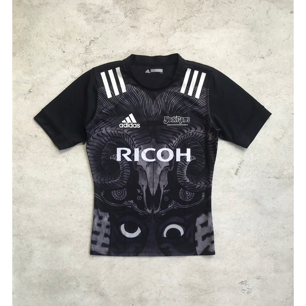 Jual Jersey rugby adidas ricoh black rams home | Shopee Indonesia
