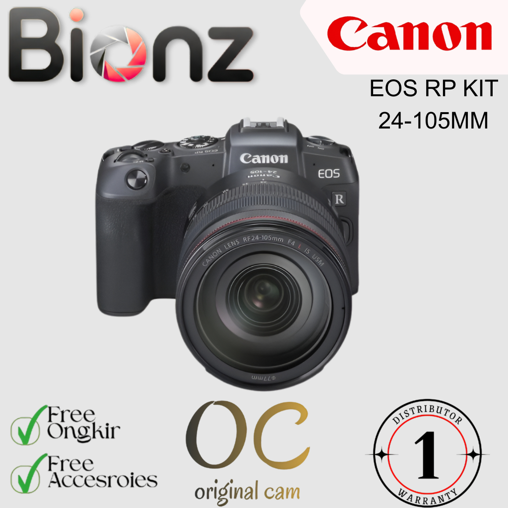 Jual CANON EOS RP KIT RF 24-105MM F/4-7.1 IS STM / KAMERA CANON EOS RP ...