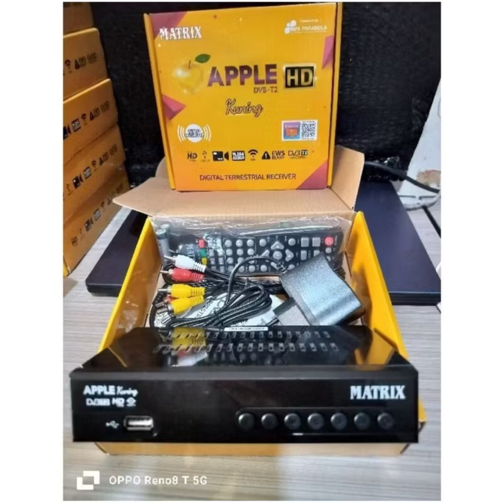 Jual MATRIX APPLE KUNING Set Top Box Receiver Digital Premium Kuning ...