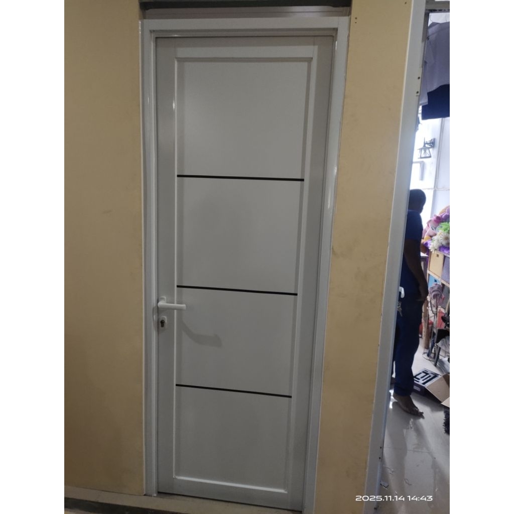 Jual pintu acp aluminium 200x80 / 210x90 free packing kayu | Shopee ...