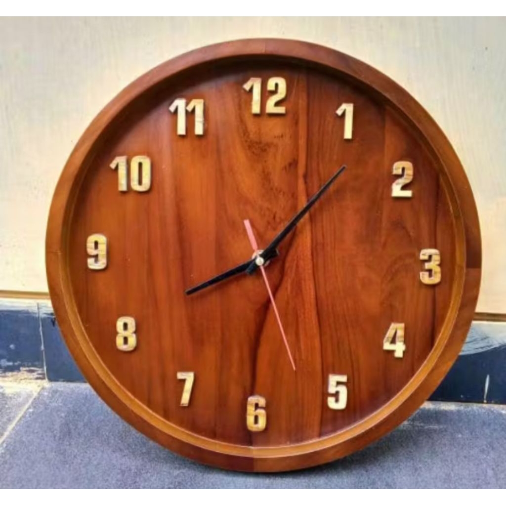 Jual jam classic/jam dinding ful kayu/jam dinding unik/jam dinding ...
