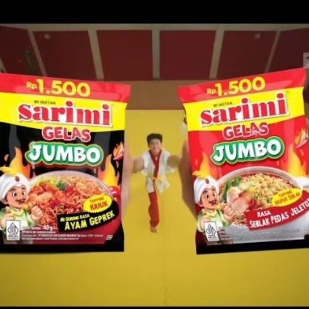 Jual SARGEL. Sarimi Gelas Jumbo (Seblak Pedas Jeletot) 40g x 10 bungkus ...