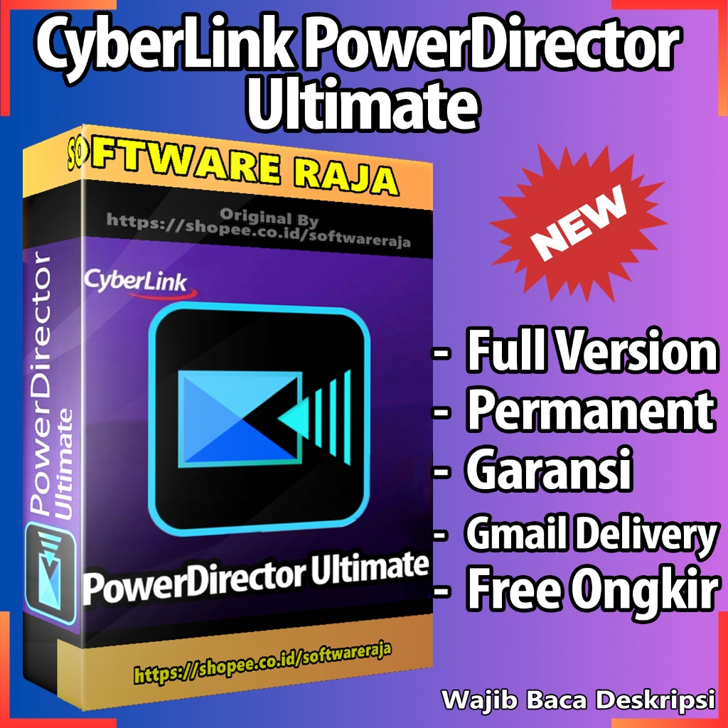 Jual CyberLink PowerDirector Ultimate 2024 -Software PC | Shopee Indonesia