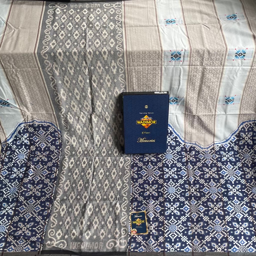 Sarung Tenun Wadimor Prime Memories Motif Batik Songket Timbul Premium Terbaru Dewasa