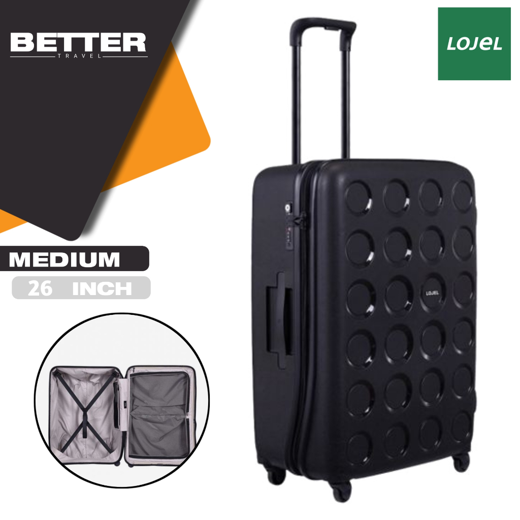 Jual LOJEL koper medium size 26 inch hardcase polpropylene material ...