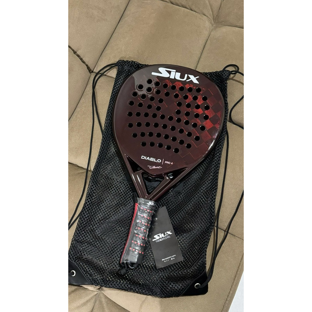 Jual Siux Diablo Pro 4 2025 Maroon (Padel Racket) | Shopee Indonesia