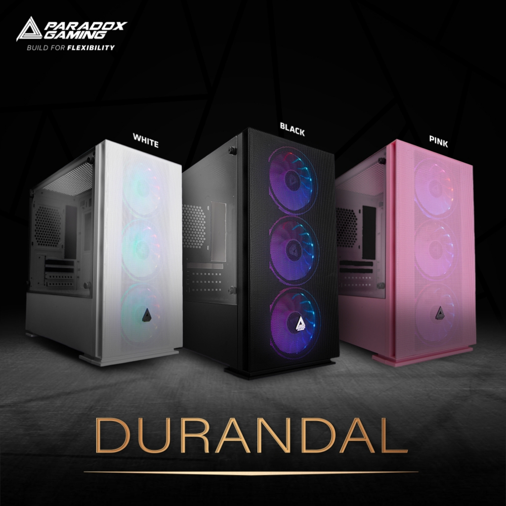 Jual Casing PARADOX DURANDAL V2 MICRO ATX, MINI ITX Non Psu include 3 ...
