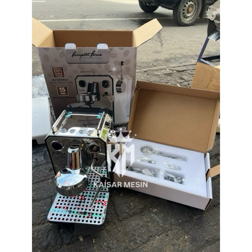 Jual Ferratti Ferro Espresso Machine FCM-3006 Allegrio Minore | Shopee ...