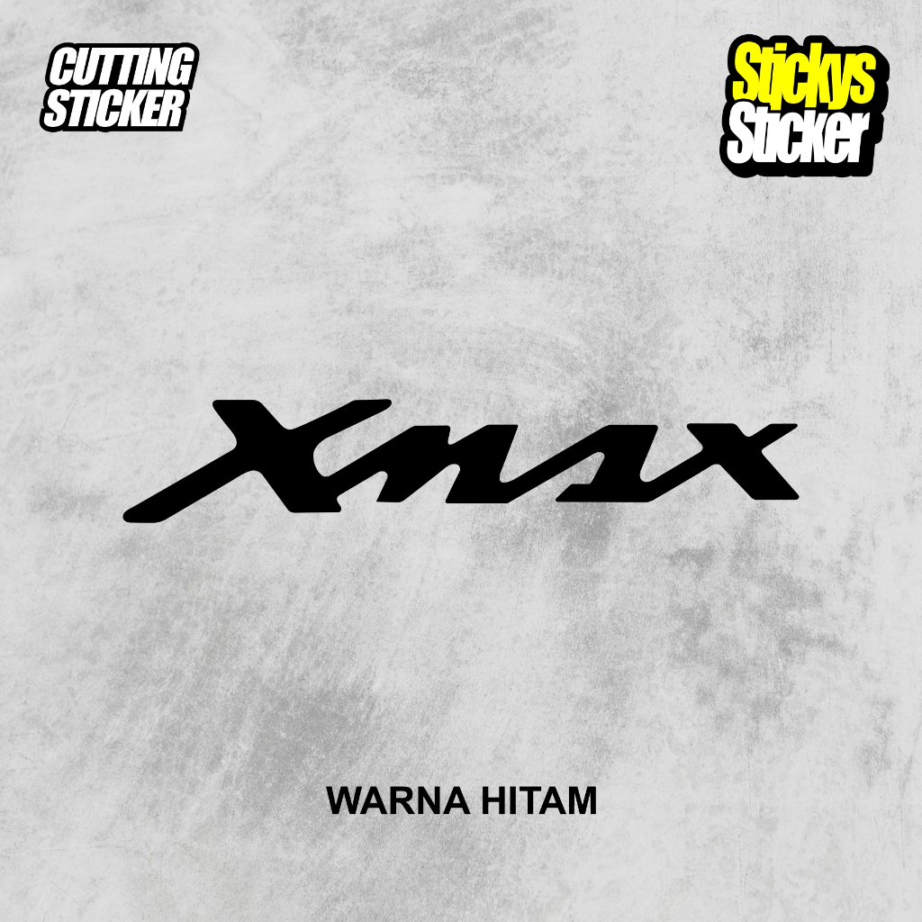 Jual Sticker logo X-MAX cutting sticker YAMAHA XMAX 10 pilihan warna ...