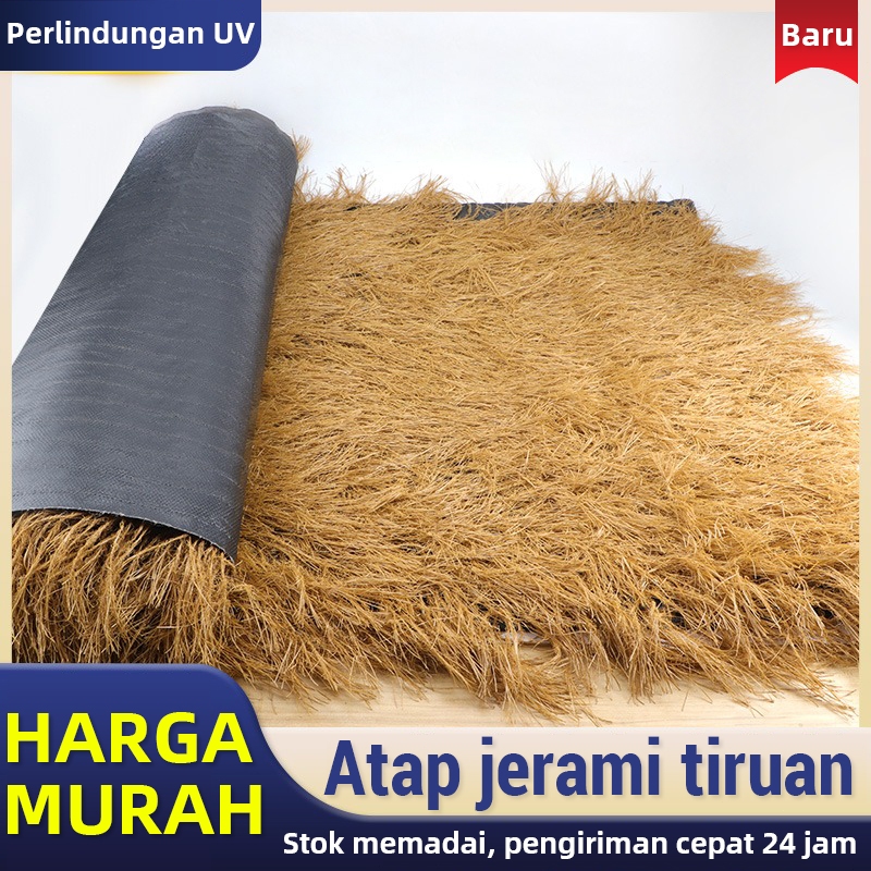 Jual Atap Rumput Sintetis Hi-Q, Gulungan Jerami Buatan untuk Bar, Pesta ...
