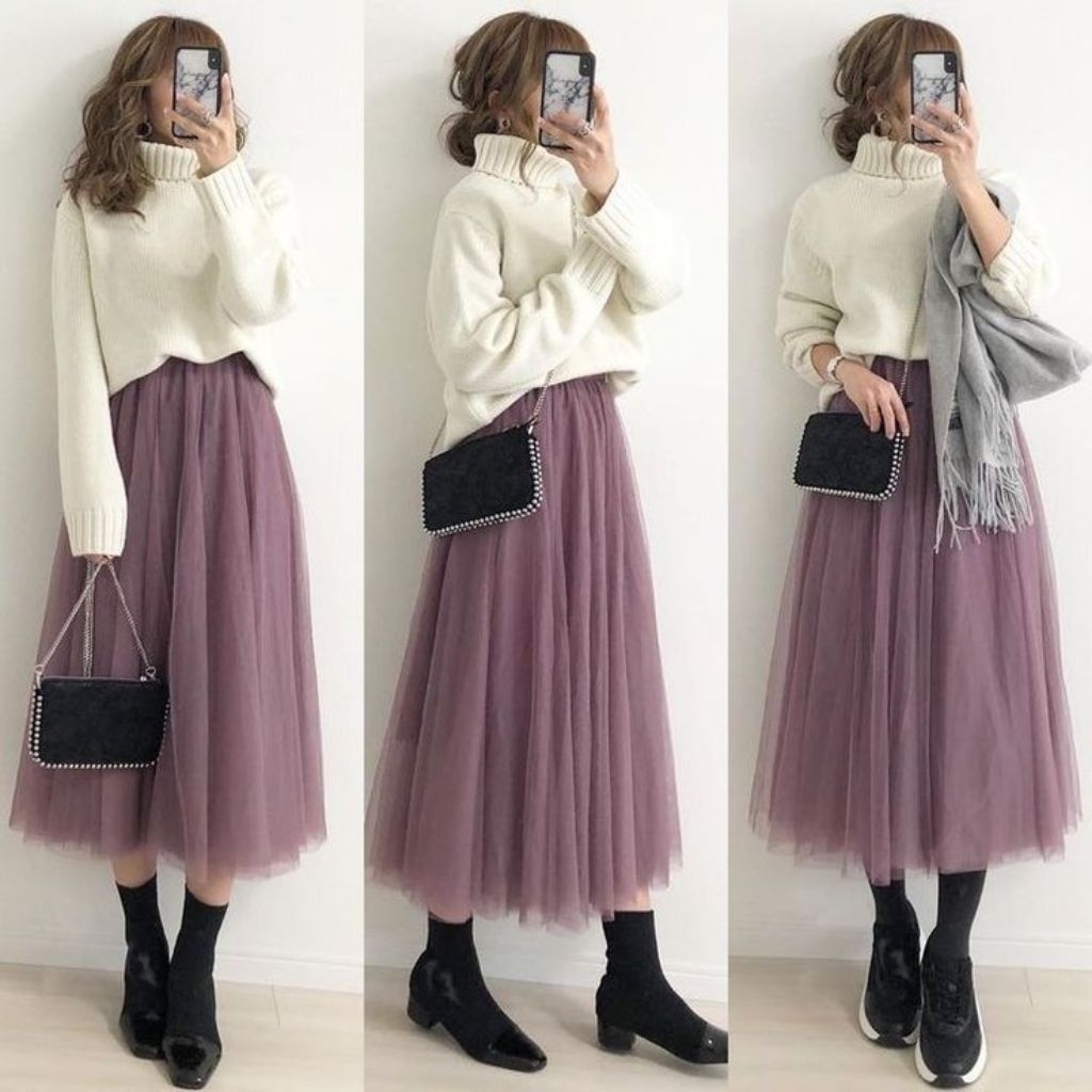 Jual Rok tutu Cinderella panjang 95/100 cm / Rok tile / Rok hari raya ...
