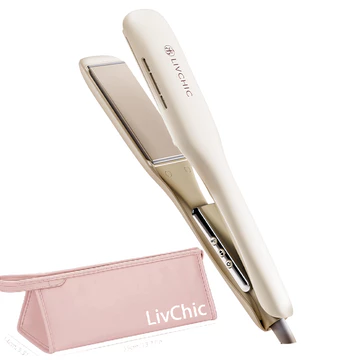 LivChic 2IN1 Catok Rambut Untuk Meluruskan Dan Keriting LS303 Ringan Alat Pengeriting