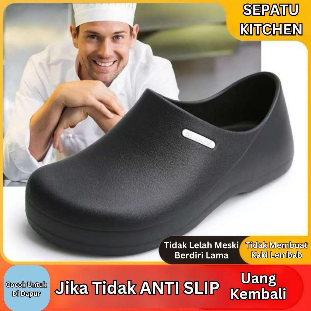 Jual mboya sepatu kitchen boya anti-slip chef shoes antislip&tahan air ...