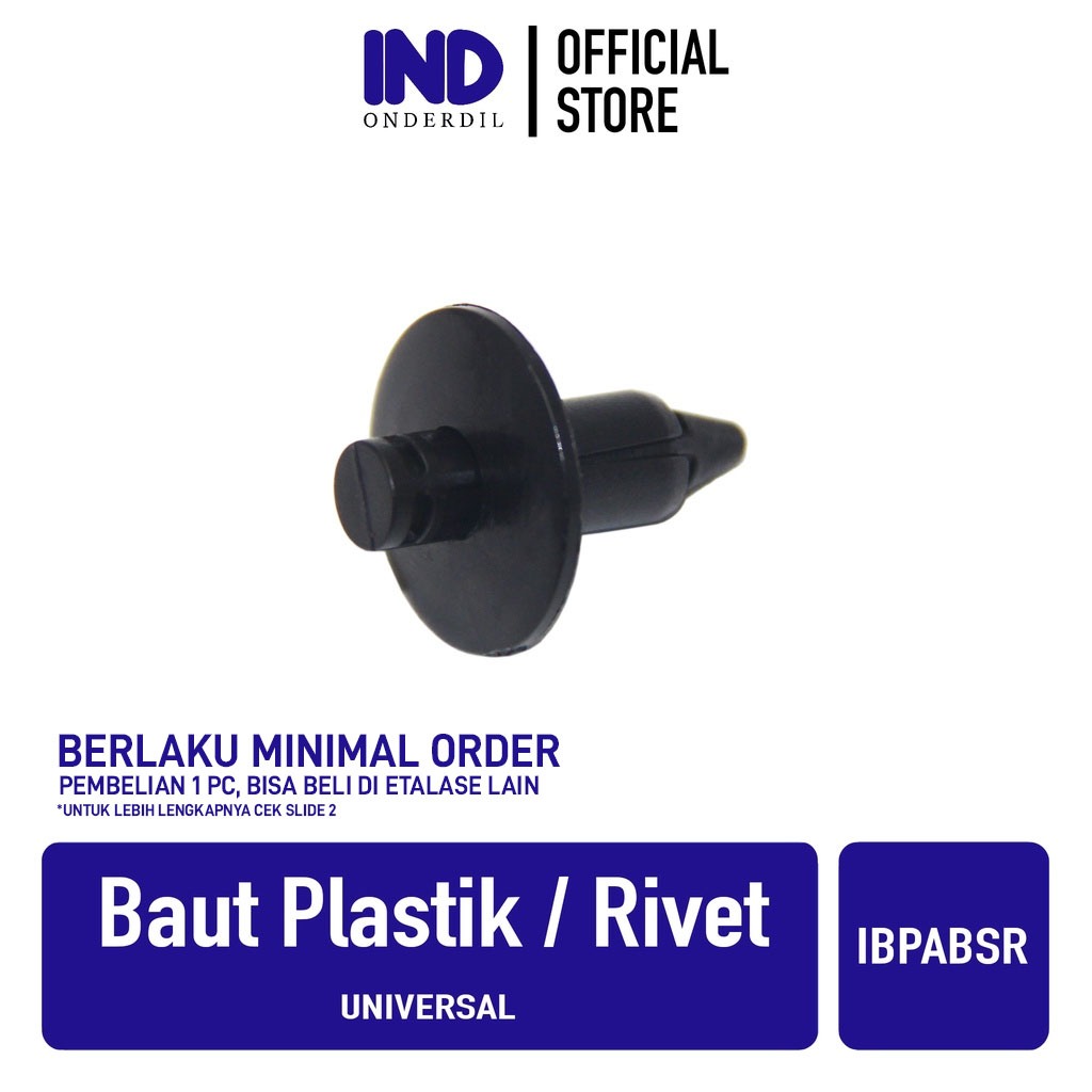 Jual IND Onderdil Baut-Baud Rivet Kancing-Klip Plastik Besar M7 NMAX ...