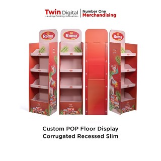 Jual Twindigital Custom POP Floor Display Corrugated Recessed Slim ...