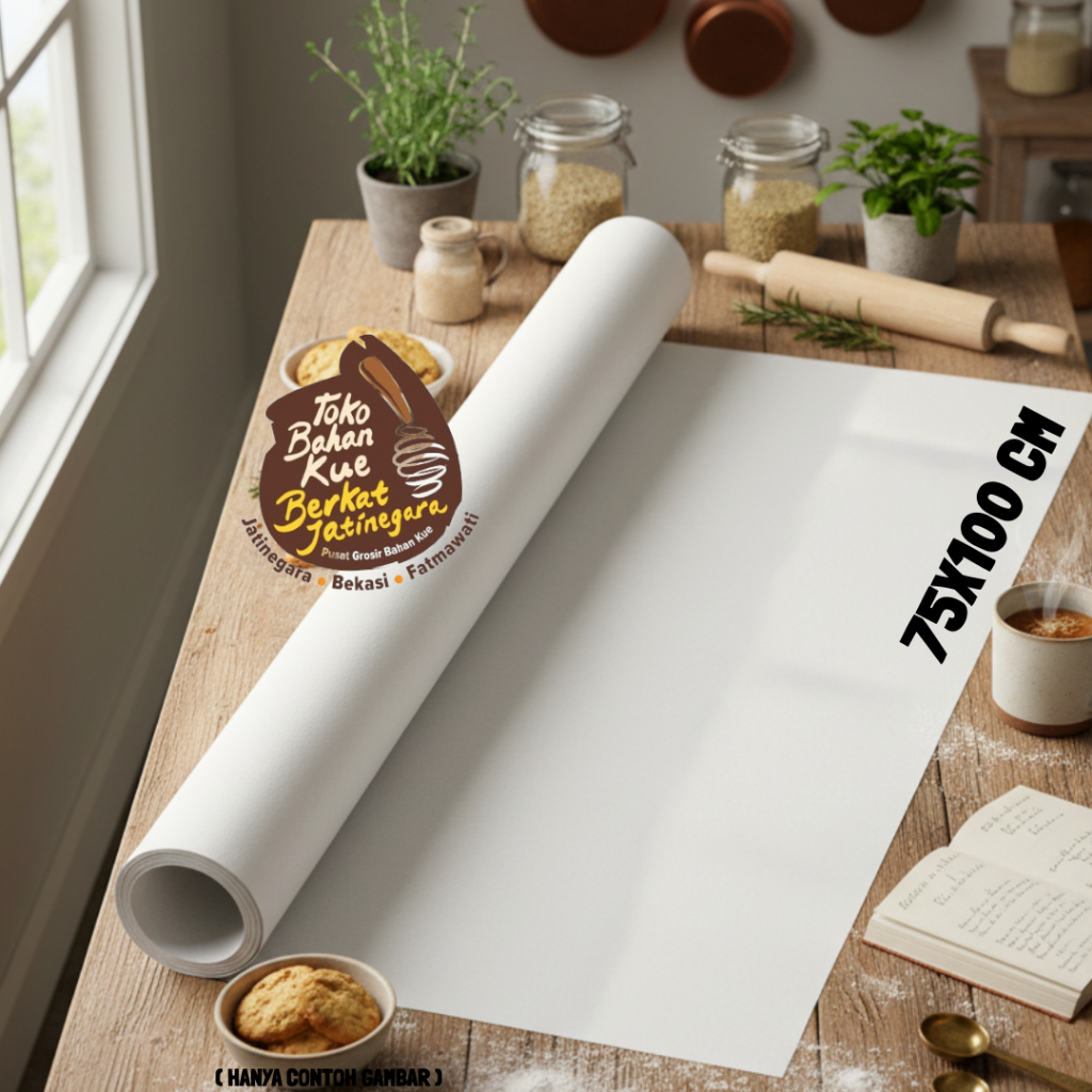 Jual BAKING PAPER UKURAN 75X100 / KERTAS ROTI | Shopee Indonesia