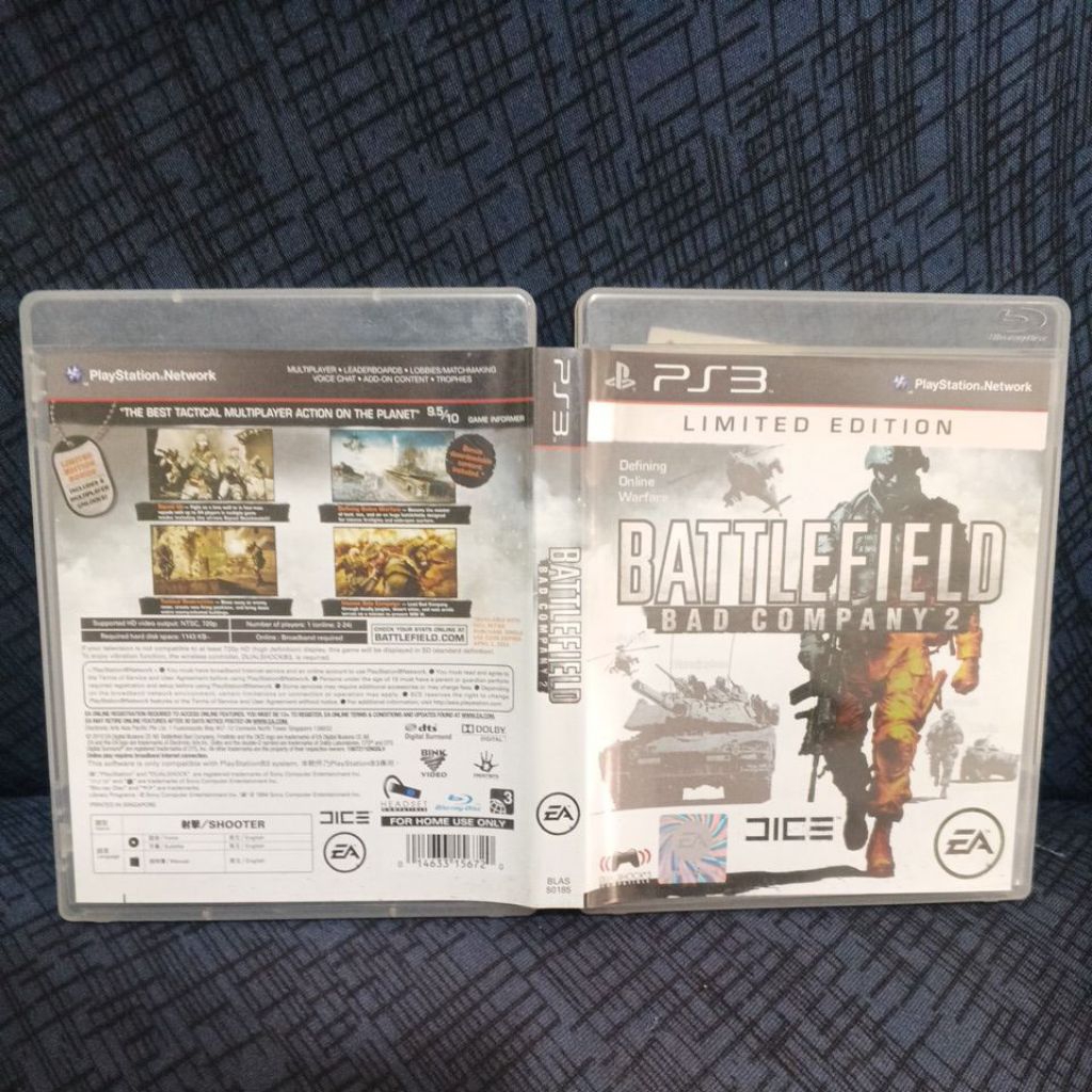 Jeux PS3 lot de 3 Battlefield - Jeux vidéo