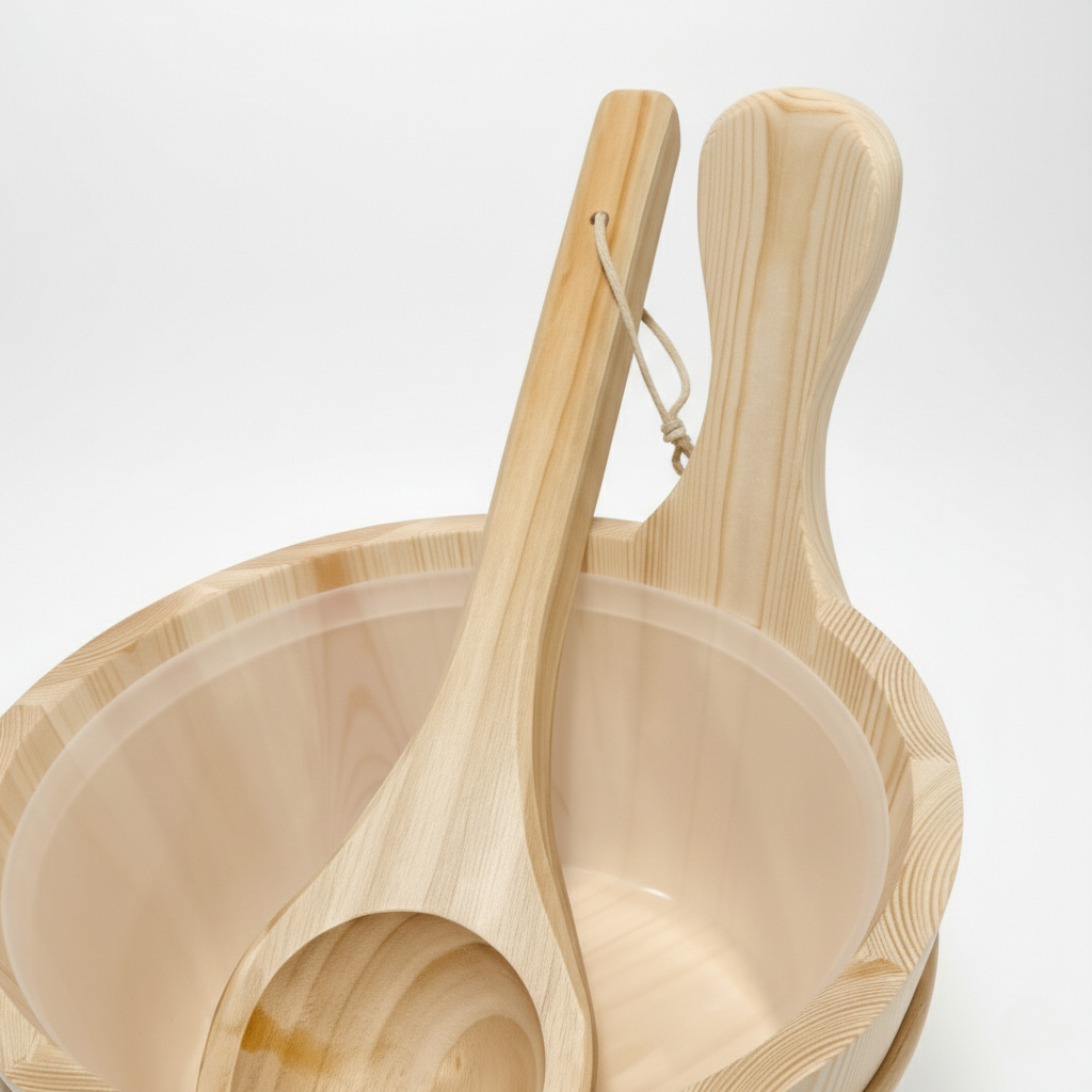 Jual ember kayu, dippet wood sauna. sauna bucket. sauna wood bucket ...