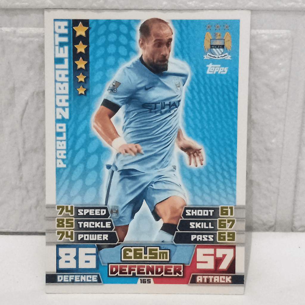 Jual Kartu Match Attax Pablo Zabaleta – Trading Card Original Koleksi ...