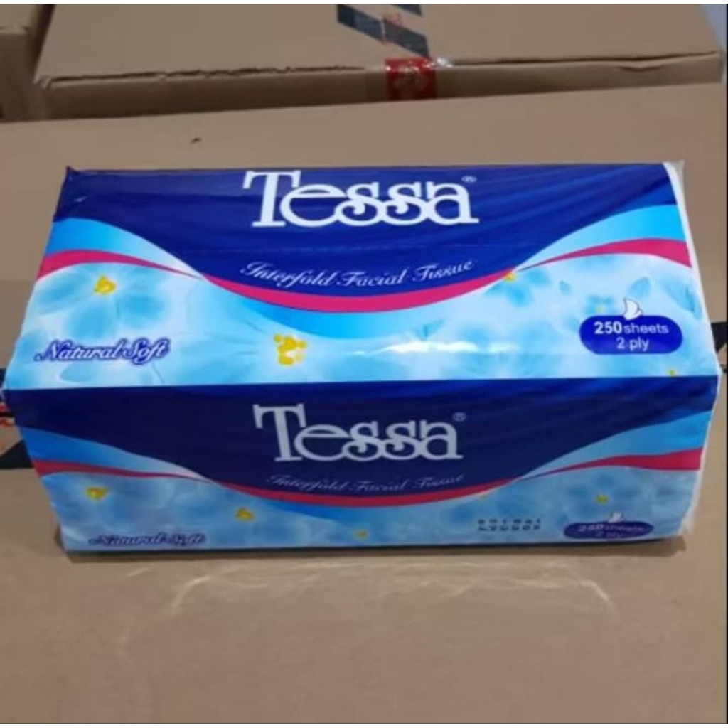 Jual Tessa Facial Tissue 250 sheets 2 Ply - 1 Pcs | Shopee Indonesia