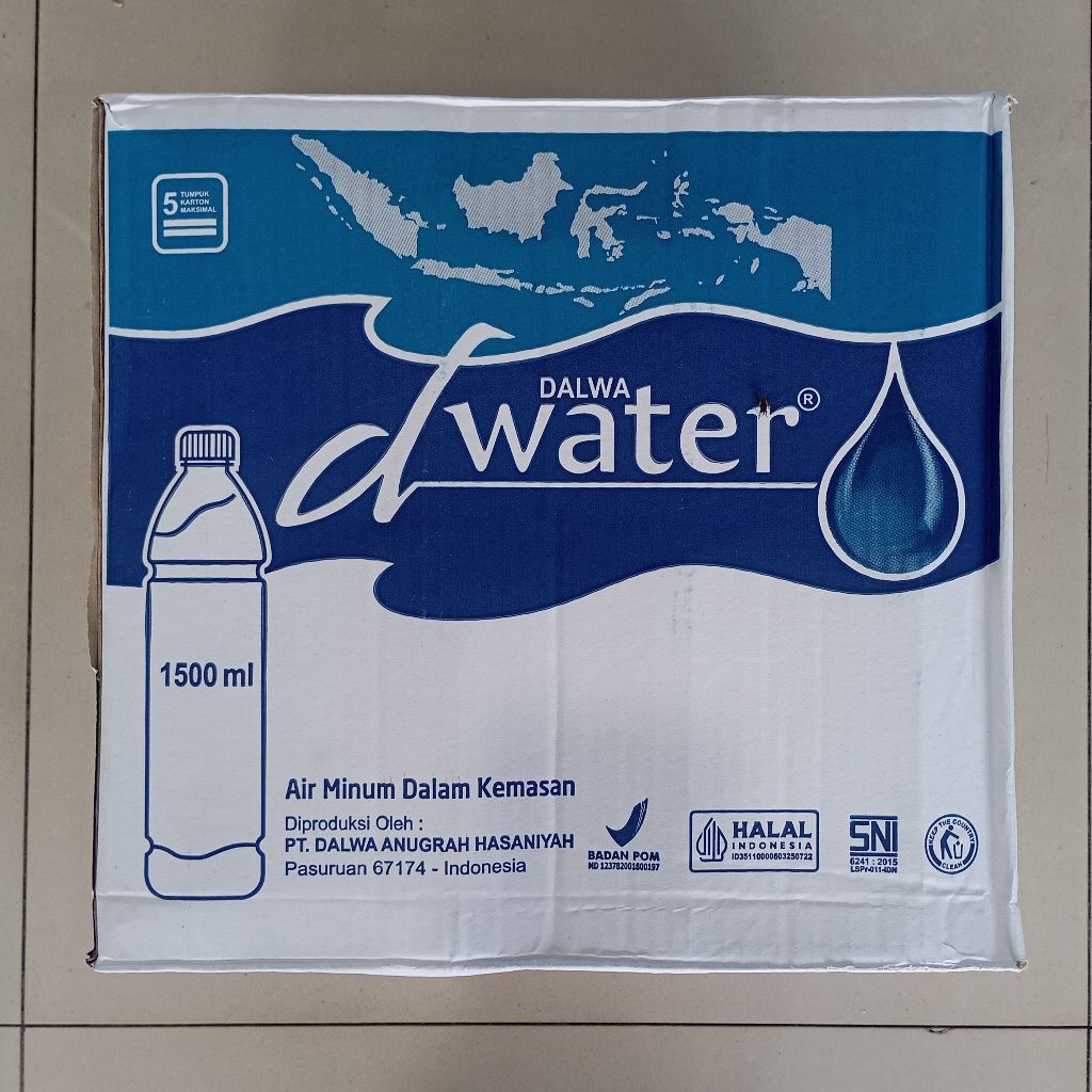 Jual Dalwa Air mineral Dwater karton 1500 II 600 II 330 ml | Shopee ...