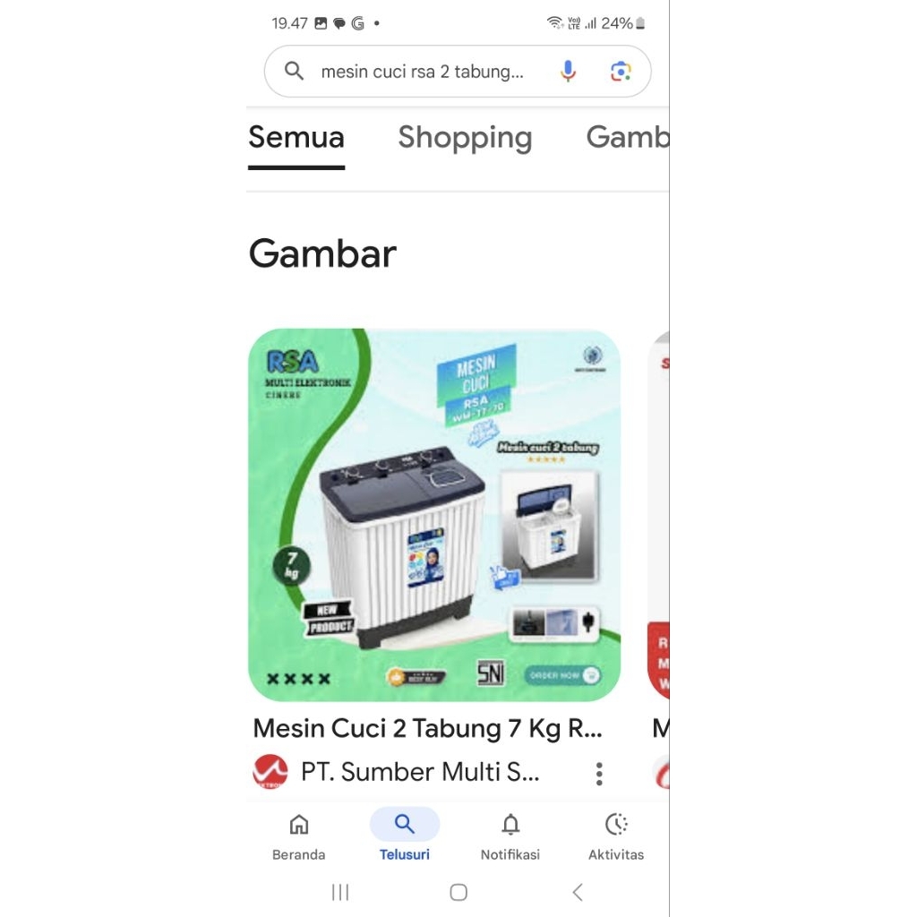 Jual mesin cuci RSA TT 70 | Shopee Indonesia