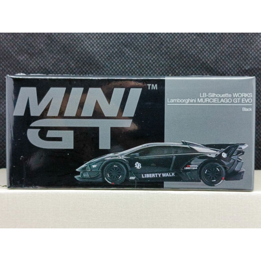Jual Mini GT 1:64 LBWK Lamborghini Murcielago GT Evo Black (sealed ...