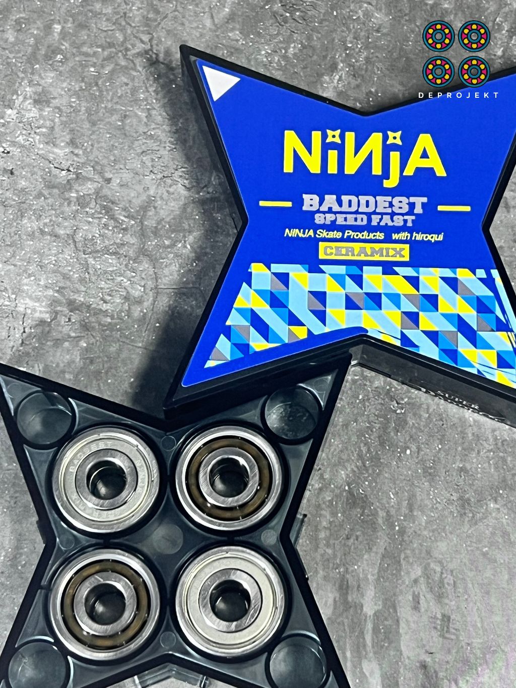 Jual Ninja Baddest Very Fast Ceramix Japan – Ceramic Speed Bearings 608 ...