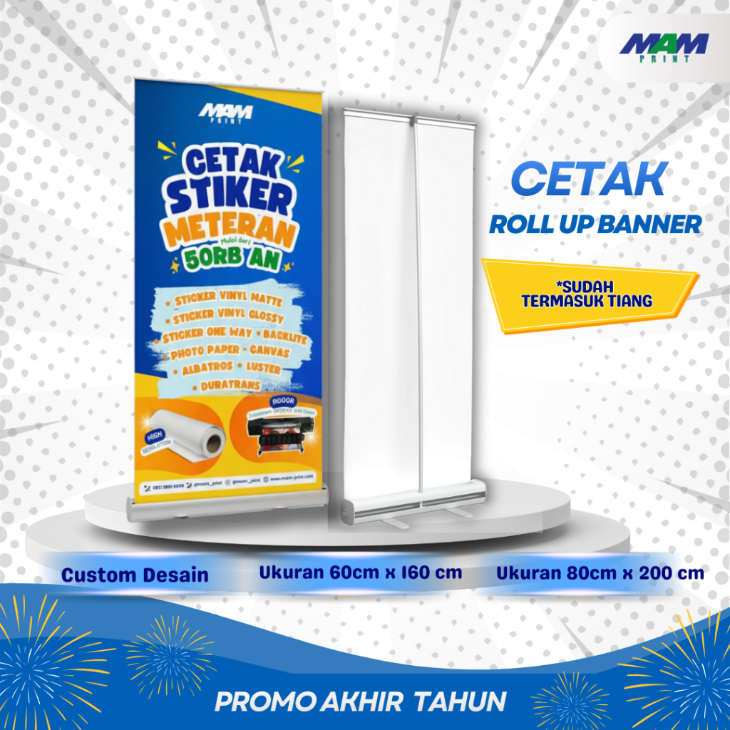 Jual Roll Up Banner-Roll Banner - Bahan Albatros - 60x160cm dan ...