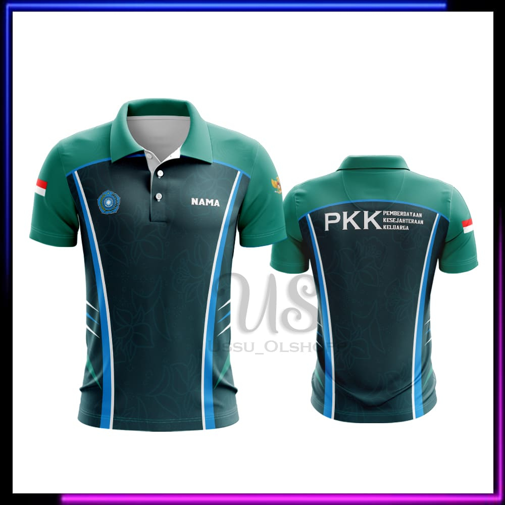 Jual Seragam Batik PKK - Jersey Batik PKK Pria - Kaos Polo PKK Nasional ...