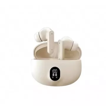 895B TWS Earphone Bluetooth Wireless Headset LED Display Bass Stereo Suara Jernih Baterai Awet