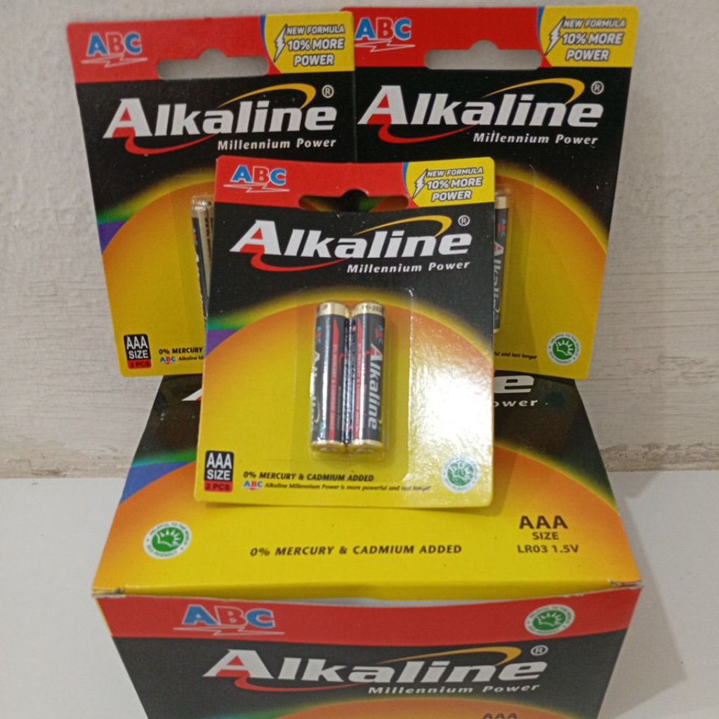Jual Baterai Alkaline ABC AAA isi 2 pcs. (harga di atas untuk harga per ...