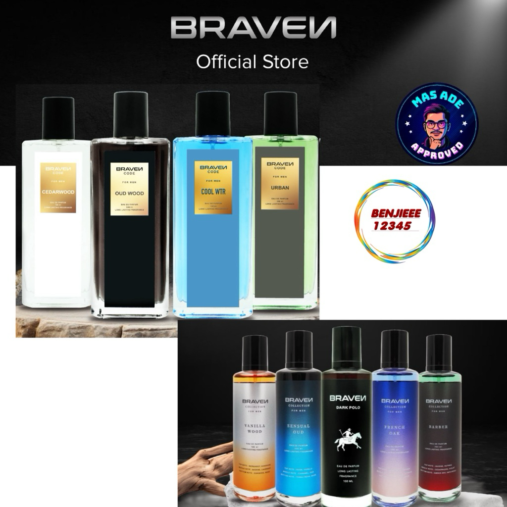 Jual Braven Eau De Parfum 100ml men parfum pria EDP perfume tahan lama ...