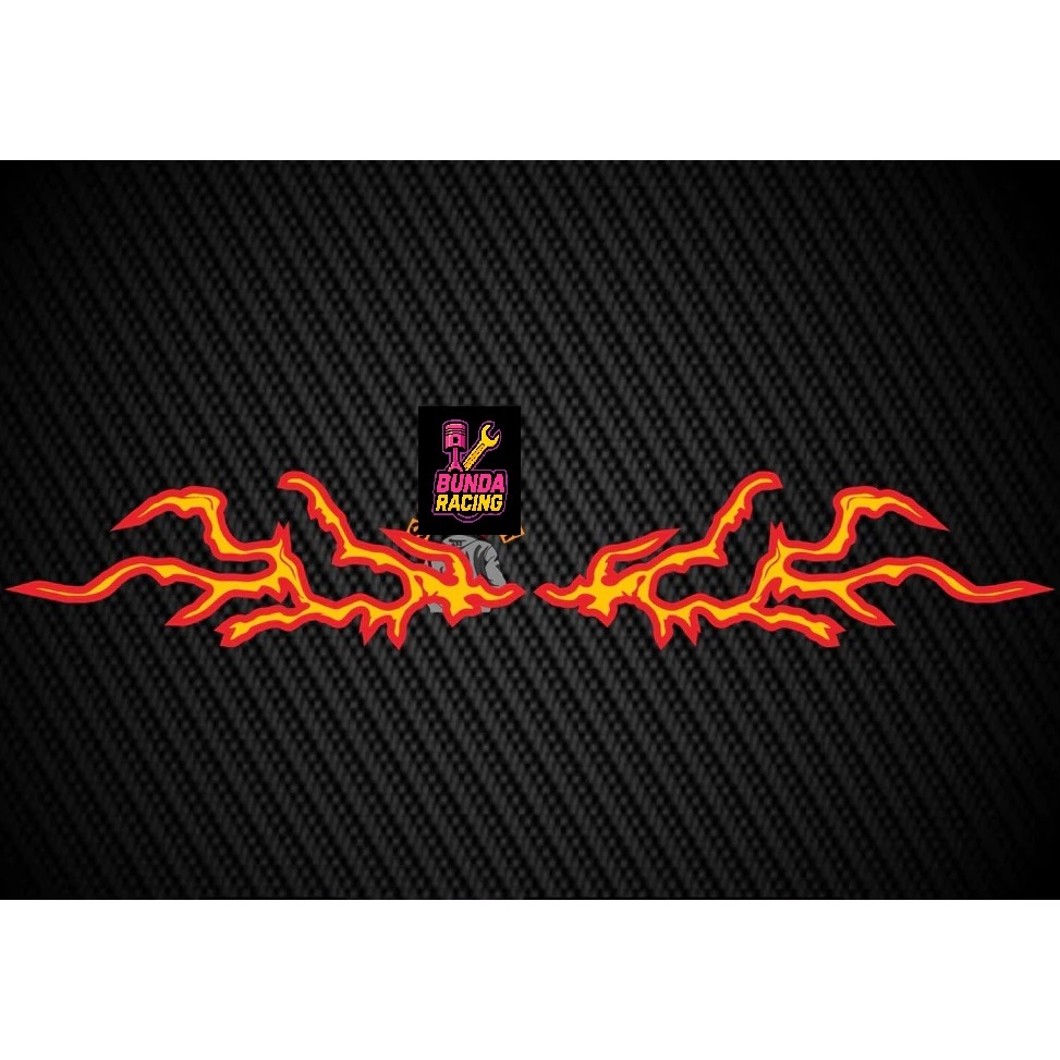 Jual Sticker Petir Sepasang Kanan Kiri Stiker Cutting Viral Body Motor ...