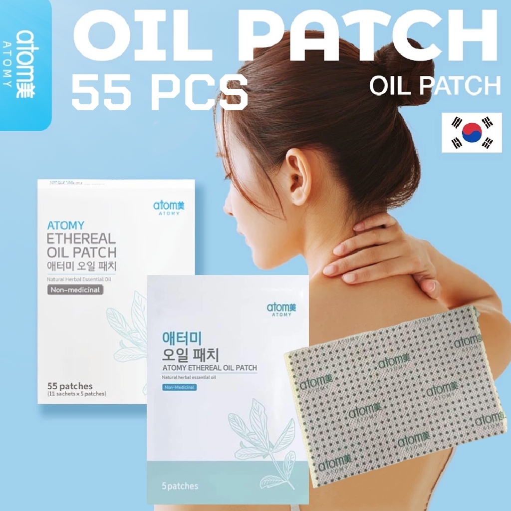 Jual Atomy Koyo Ethereal Oil Patch 55 lembar (11 pak * 5) korea herbal ...