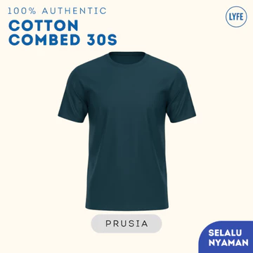 Premium Kaos Polos Cotton Combed 30s Lengan Pendek