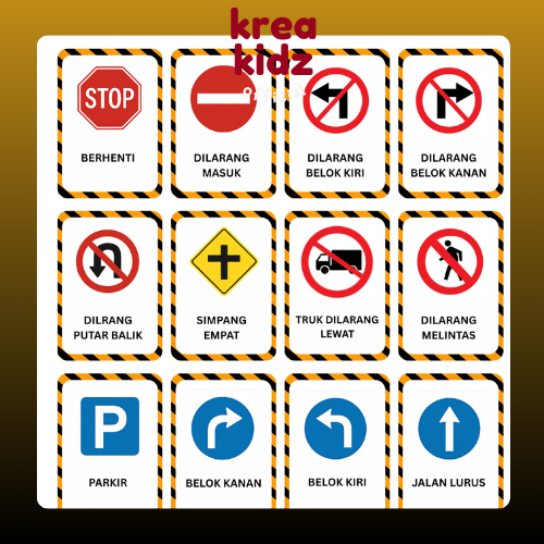 Jual Flash Card Rambu Lalu Lintas Kartu Edukasi TERFAVORIT TERLARIS ...