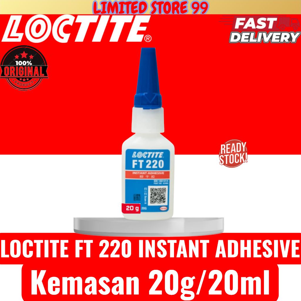 Jual Lem Sepatu FT 220 Instant Adhesive 20g 20 g Lem Serbaguna FT220 ...