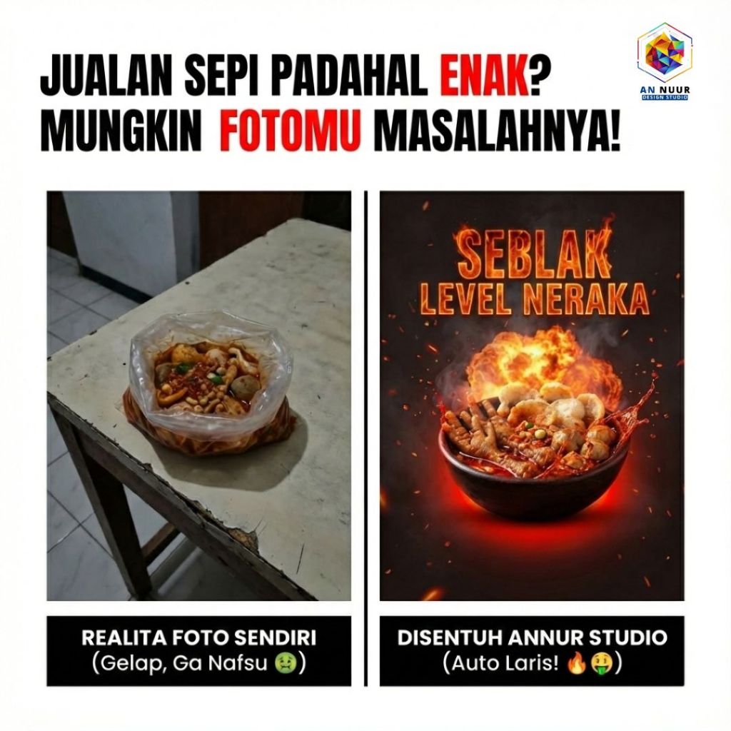 JASA SULAP FOTO PRODUK UMKM | DESAIN ETALASE TAMPILAN IG | MENARIK
