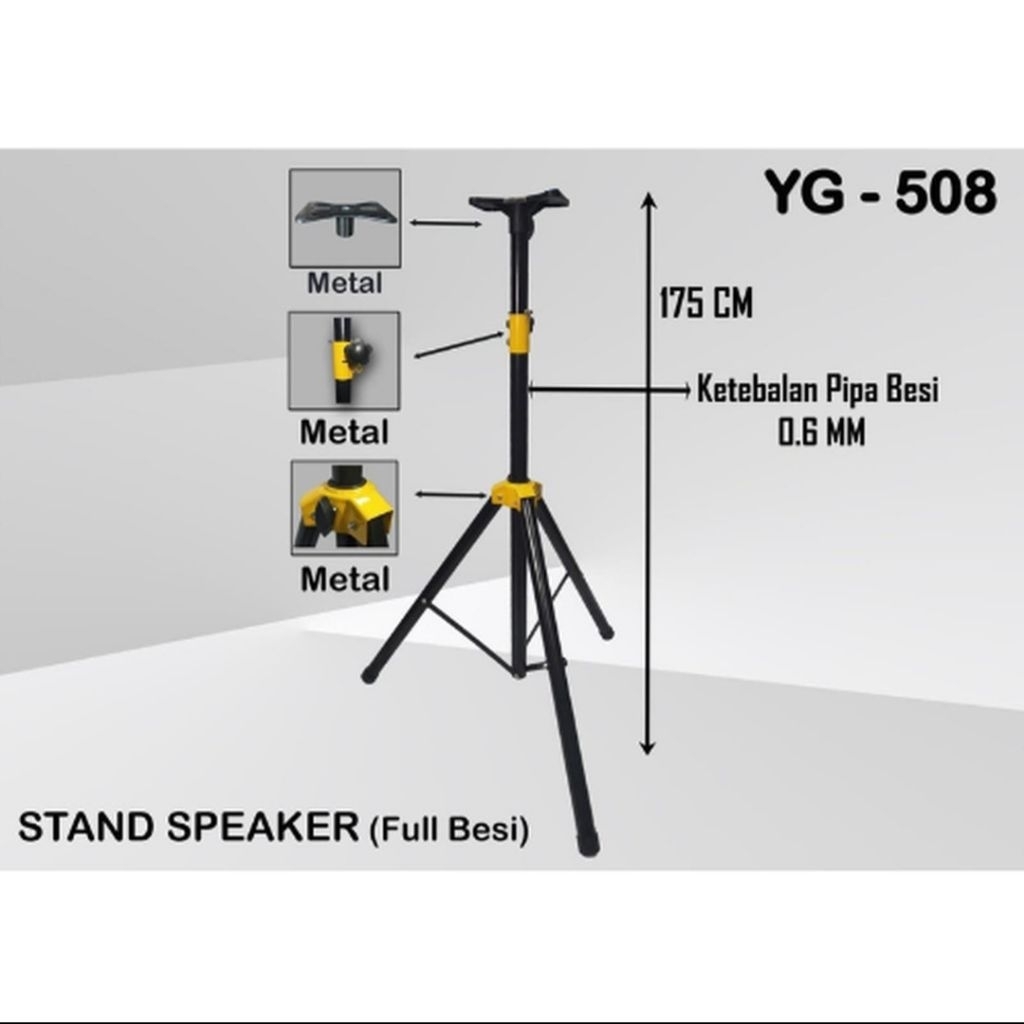Jual Stand Speaker Full Besi /Stand Speaker Besi Import | Shopee Indonesia