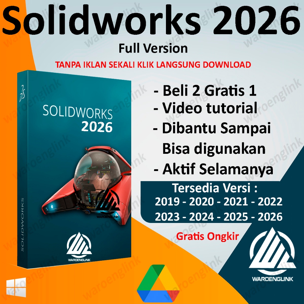 Jual Solidworks 2026 Solidwork terbaru | Video Install | Windows | Full ...