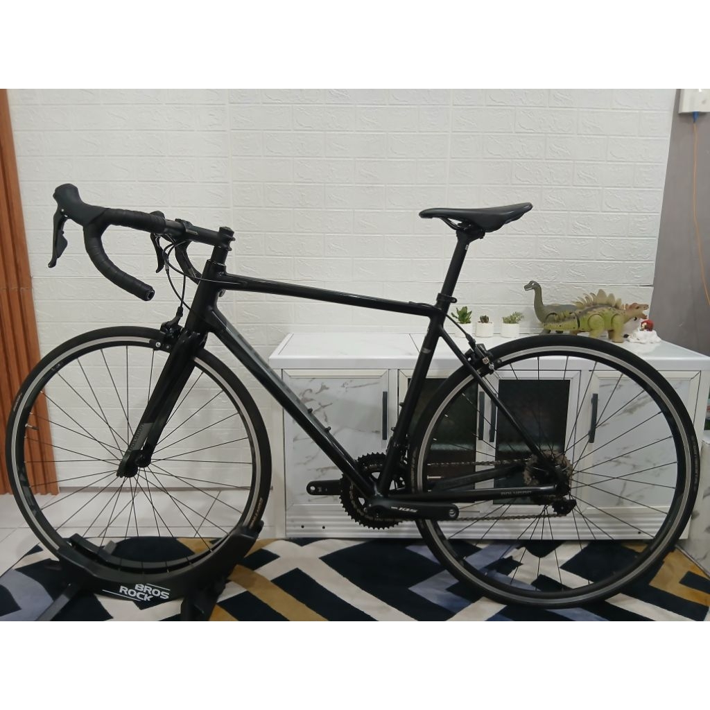 Jual ROADBIKE POLYGON STRATTOS S5 RIMBRAKE BLACK EDITION SIZE L SECOND ...