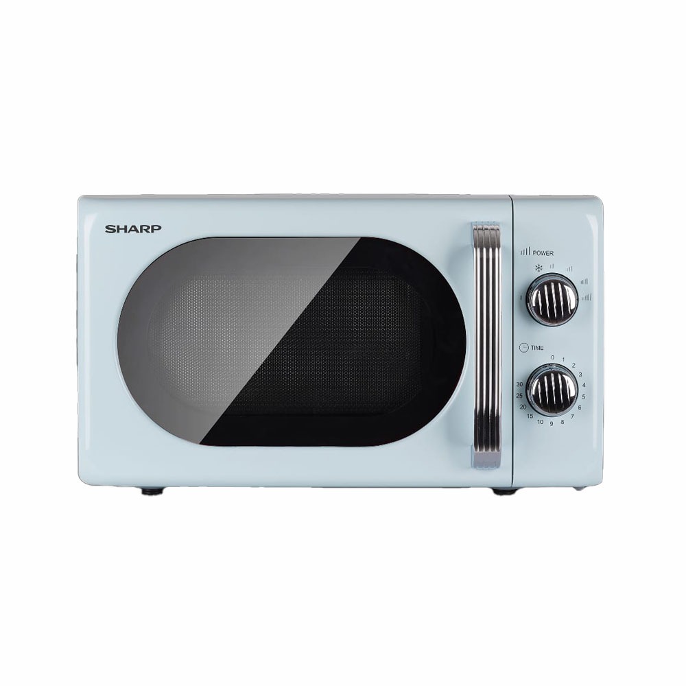 Jual Sharp R201MRSBL - Microwave Oven Retro Design 20L 400W Sky Blue ...