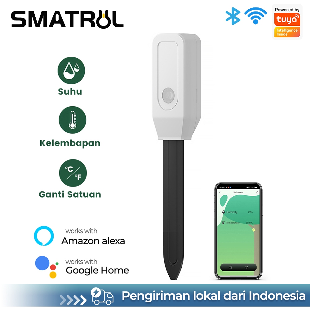 Jual SMATRUL Tuya Smart WIFI Pengukur Kelembapan Tanah Sensor ...
