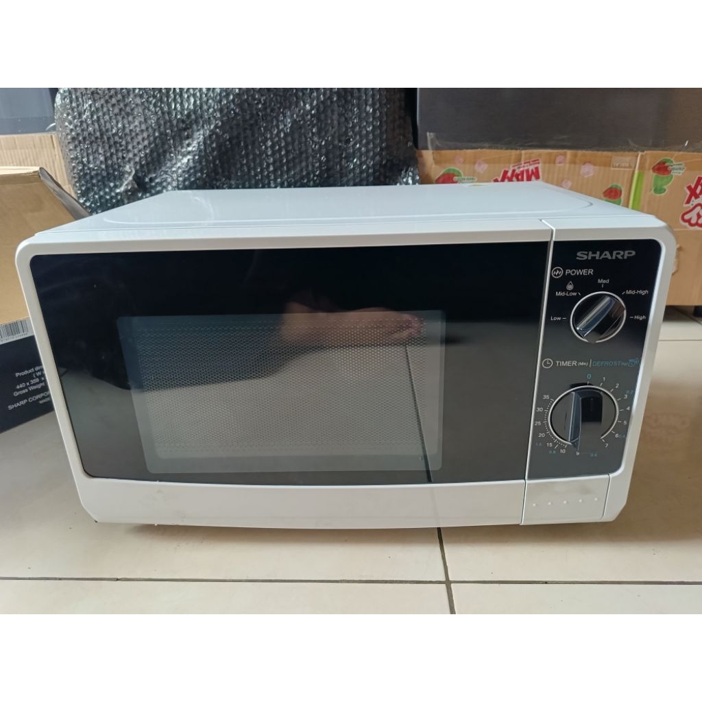 Jual MICROWAVE OVEN SHARP TYPE R220MA-WH | Shopee Indonesia