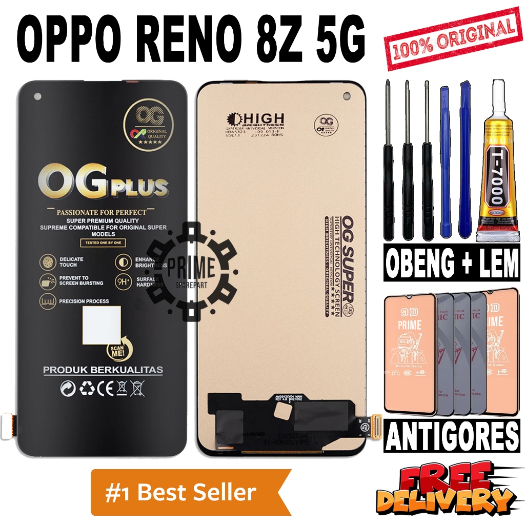 Jual LCD TOUCHSCREEN OPPO RENO 8Z 5G ORIGINAL OEM LCD FULLSET | Shopee ...
