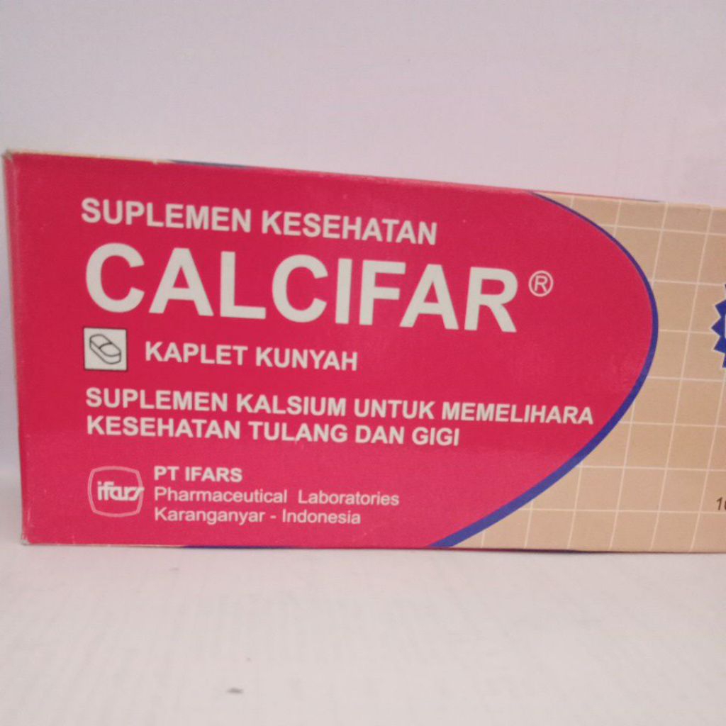 Jual calcifar 1strip 10tablet kalsium | Shopee Indonesia