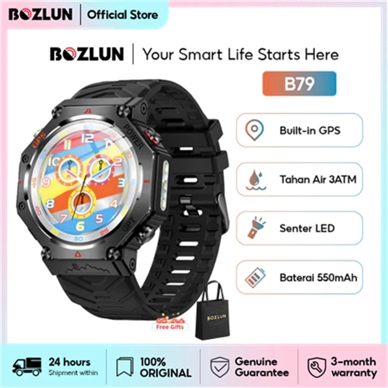 BOZLUN B79 Smartwatch Review: Asisten AI & Monitor Kesehatan Lengkap di Pergelangan Tangan