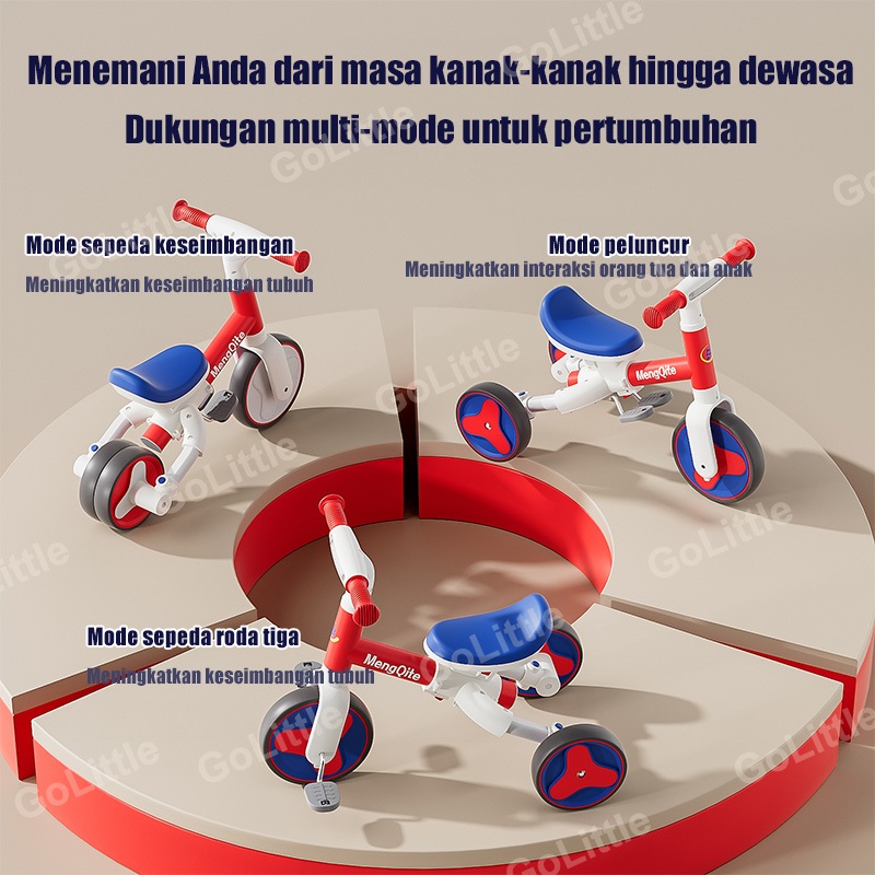 Jual Sepeda Anak 3 in 1 Push Bike - Sepeda Roda Tiga & Balance Bike ...